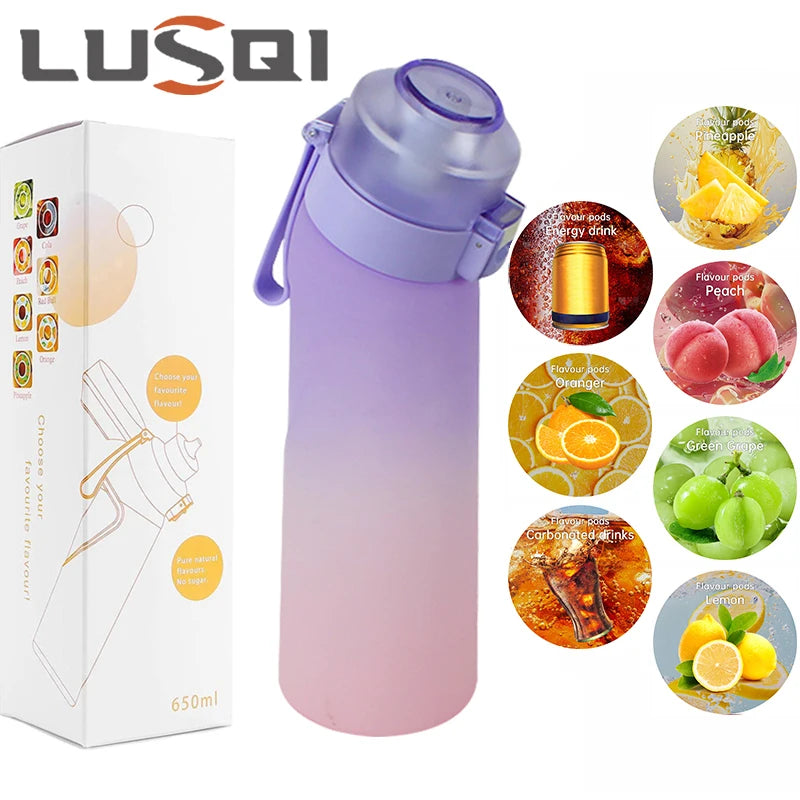 Botella con filtro de sabores LUSQI. Fitness y saludable